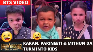 Hunarbaaz BTS Bharti Singh makes FUNNY videos of Karan Johar Parineeti Chopra amp Mithun Chakraborty [upl. by Kleinstein]