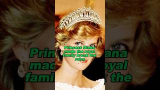 Princess Diana made the royal family break the rulesshortvideo history [upl. by Ayotas]