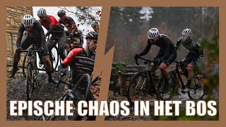 REGEN zorgt voor een EPISCHE CHAOS in de BOSCROSS van AMERSFOORT  Nat veldrit nr 7 cyclocross [upl. by Zia]