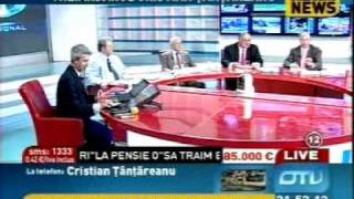 Vadim Tudor se injura cu Cristian Tantareanu la OTV  part 2of2 [upl. by Cortie238]