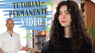 Tutorial permanente Come fare una permanente morbida anche su capelli lisci e difficili VIDEO 1 😉 [upl. by Mitzie548]