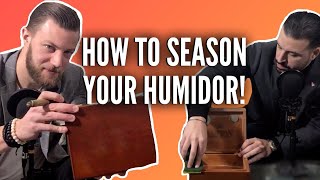 How To Season A Humidor Complete Guide [upl. by Ardnyk]