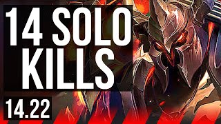 MORDEKAISER vs DARIUS TOP  14 solo kills  KR Diamond  1422 [upl. by Silecara626]