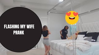 STARTING AN ARGUMENT THEN FLSHING MY WIFE HILARIOUS REACTION [upl. by Assirrec]