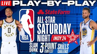 NBA AllStar Saturday Night 2024  Live PlayByPlay amp Reactions [upl. by Avelin923]