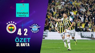 Fenerbahçe 42 Y Adana Demirspor Maç Özeti [upl. by Biel323]