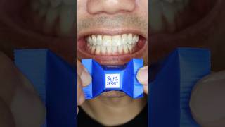 Praline Edelnugat Ritter SPORT Cubes Classic Chocolate ASMR 🤮🤷🤤 [upl. by Brighton]