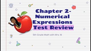 5th GradeOrder of Operations Chapter 2 Unit Test Reveiw Part1 [upl. by Blair5]