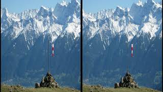 Septemberschnee in den Alpen Südtirol Prämajur  Watles 3D 4K Diaschau [upl. by Bull68]