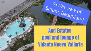 Aerial view of Vidanta Nuevo Vallarta Mexico [upl. by Yelsel]