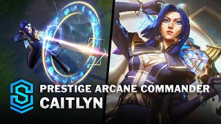 Prestige Arcane Commander Caitlyn Skin Spotlight  PreRelease  PBE Preview  League of Legends [upl. by Figge]