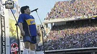 DESPEDIDA DE MARADONALa pelota no se mancha [upl. by Lezned23]