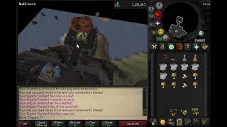 Old School RuneScape  Sulliuscep on a 10hp skiller WITHOUT hoop snakes raw recording [upl. by Yriek618]