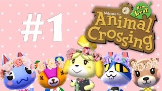 Lets Play Animal Crossing New Leaf  1 Welcome To Town [upl. by Arline]