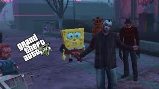 MINECRAFT CLUBE DA LUTA  BoB Esponja no GTA V MODS [upl. by Scarlet]