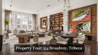 Full Floor Tribeca Loft Tour  354 Broadway Apt 5 [upl. by Ailedua]