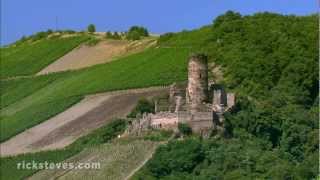 Rhine Germany CastleStudded Rhine River [upl. by Rachaba]