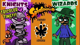 SPLATOWEEN Day 2 Team KNIGHT TriCOLOR  WIZARD by request Splatfest Splatoon 3 [upl. by Anoj980]