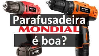 Parafusadeira e furadeira mondial E boa [upl. by Lleynod507]