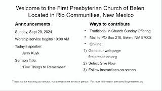 First Presbyterian Church Of Belen NM [upl. by Madelina]