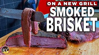 Brisket Smoked On My New Pellet Grill  Camp Chef Woodwind WiFi 24 First Cook And Initial Review [upl. by Notsrik]