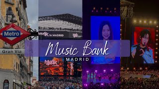 Concierto Music Bank Madrid 2024  Vlog [upl. by Ayotel]