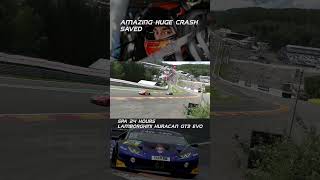 🏁amazing huge crash saved jack aitken spain 24h supercars crash supercarcrashes expensivecars [upl. by Noired]