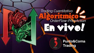 🟢Trading en VIVO 🟢Nasdaq100 📈SampP500 Live OrderFlowAlgoritmos🚀 [upl. by Festus736]