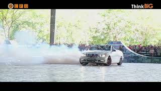 A luxury cars stunt show during Youthvibe 2023 at LPU [upl. by Einnob]