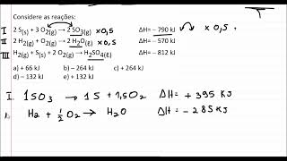 LEI DE HESS  TERMOQUÍMICA [upl. by Anelah]