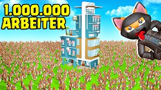 1000000 MENSCHEN bauen ein HAUS  Roblox DeutschHD [upl. by Caria397]