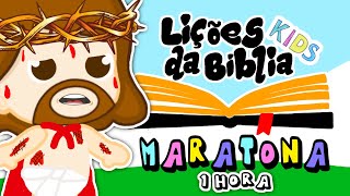 1H de Desenho Bíblico  MARATORA  LIÇÕES DA BÍBLIA KIDS [upl. by Llimaj]