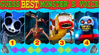 Guess Monster Voice Zoonomaly Siren Head Bus Eater Spider Thomas Coffin Dance [upl. by Ehrman511]