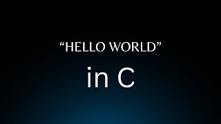 Hello World in C  A Beginners Guide Using CodeBlocks [upl. by Yanehs]