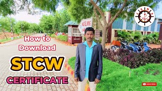 How to Download STCW course Certificate STCW Course Certificate டவுன்லோட் செய்வது எப்படி [upl. by Helga]