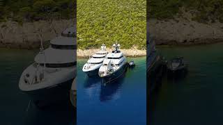 Superyacht Loon’s Unloading Their Toys in Croatia [upl. by Sayres]