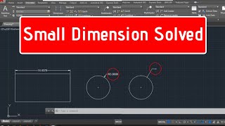 How To Change Dimension Text Size in AutoCAD  2020 [upl. by Annotahs43]