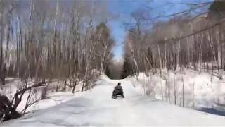 Park rapids snowmobiling [upl. by Ballinger]