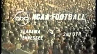 1968 Alabama Crimson Tide 9 vs Tennessee Volunteers 10 [upl. by Randi703]