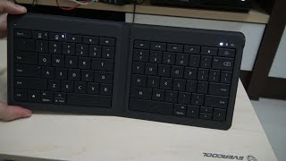 A Surface Type Cover Alternative The Microsoft Universal Foldable Keyboard [upl. by Lati]