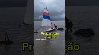 Preparação para a saída da base Escola de Vela Ribeirão da Ilha floripa veleiro monotipo [upl. by Reilly798]