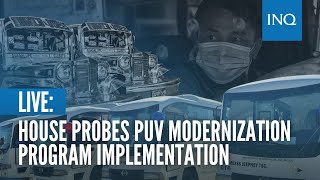 LIVE House probes PUV modernization program implementation [upl. by Inal272]