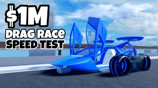 1M Vehicles Drag Race Track Speed Test  Roblox Jailbreak UPDATE [upl. by Jenkins440]