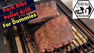 Smoked Ribs For Dummies on the Traeger Ranger [upl. by Nailluj]