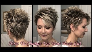 Hair Tutorial Change Up Your Pixie with Spikes amp Piecey Texture [upl. by Clay]