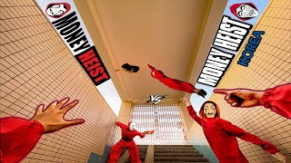 Money Heist From PROFESSOR BOSS MISSION Full Series 12345 Live Action Parkour POV [upl. by Nylimaj]