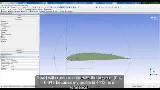 ✅ ANSYS CFX Tutorial  Design Modeler NACA Airfoil  Part 24 [upl. by Gladstone741]