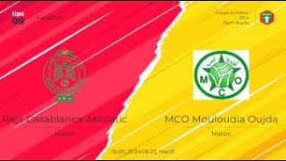 بث مباشر مباراة الرجاء الرياضي و نادي مولودية وجدة RCA vs MCO [upl. by Lorelie]