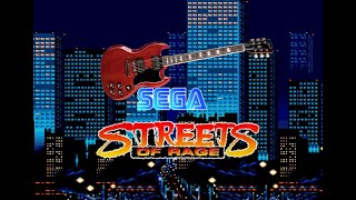 Streets of rage  Level 8  Guitar cover [upl. by Hussey]