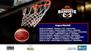 CIRCUITO DE INICIAÇÃO AO BASQUETE 3X3 [upl. by Ggerc]